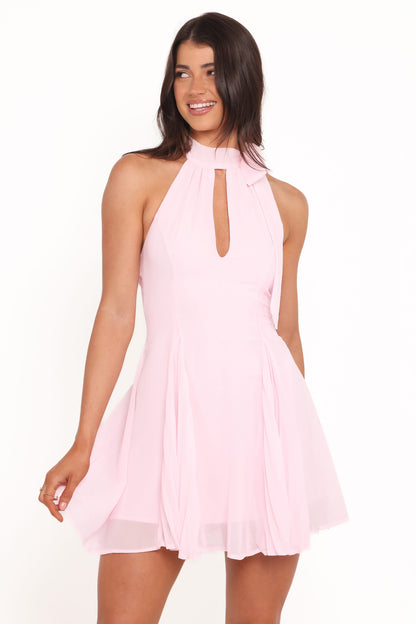 Elaine Mini Dress - Candy Pink