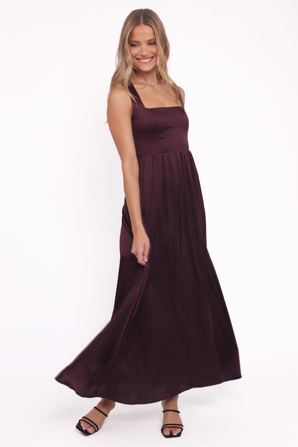 Elania Maxi Dress - Plum