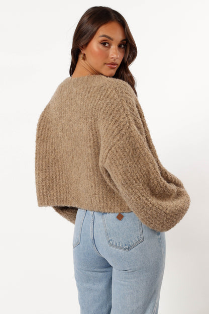Albertine Cardigan - Latte