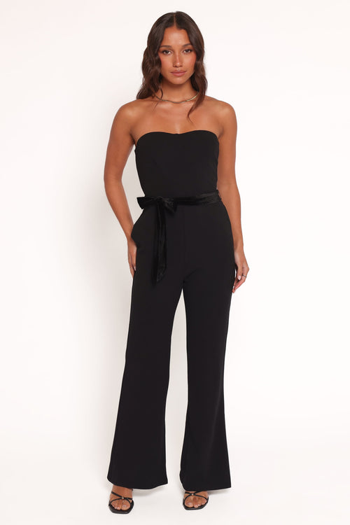 Cameron Strapless Jumpsuit - Black
