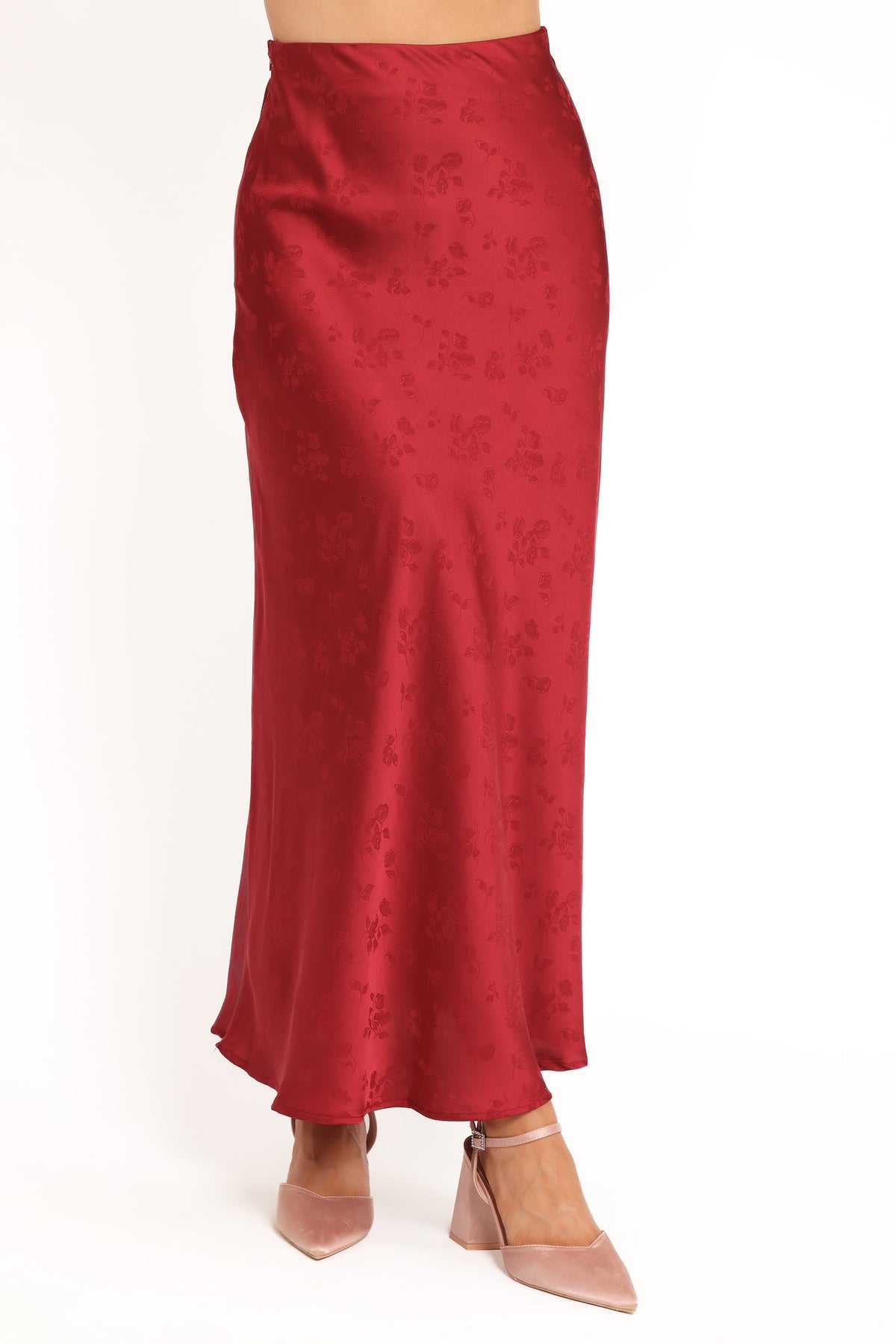 Belle Two Piece Set - Burgundy