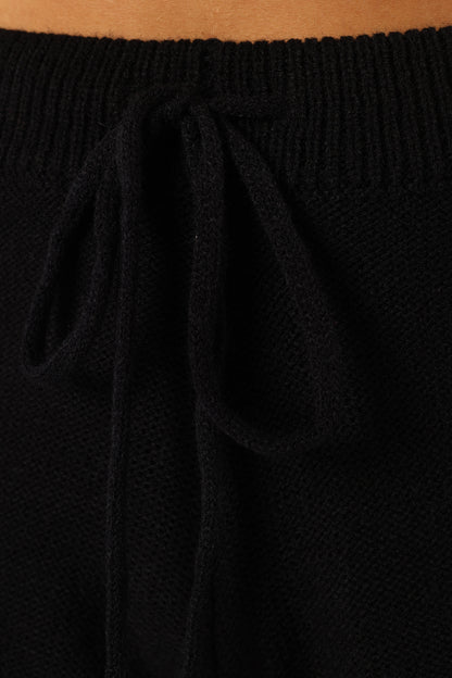 Christina Knit Set - Black