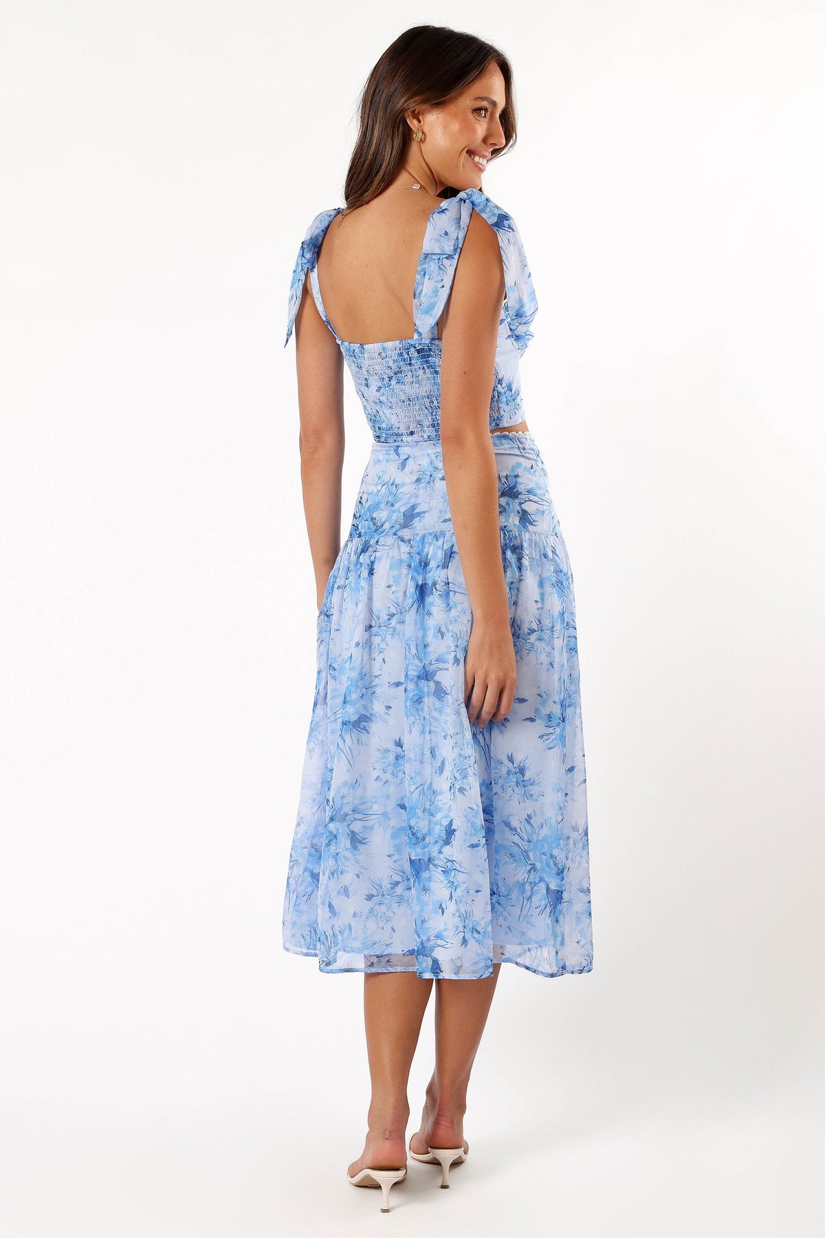 Elle Two Piece Set - Blue Floral