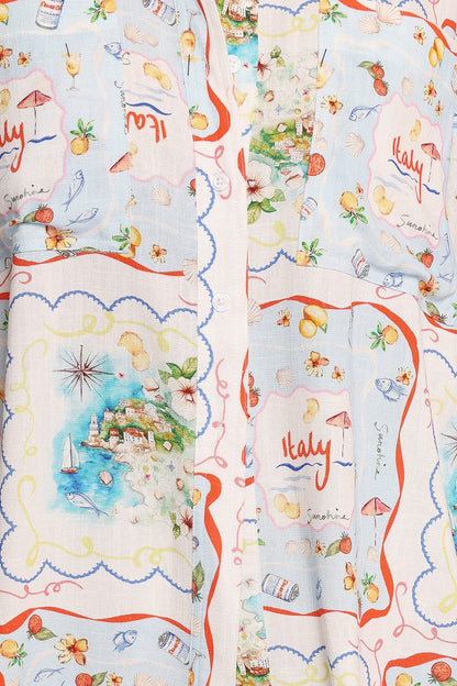 Abella Short Sleeve Shirt - Lucia