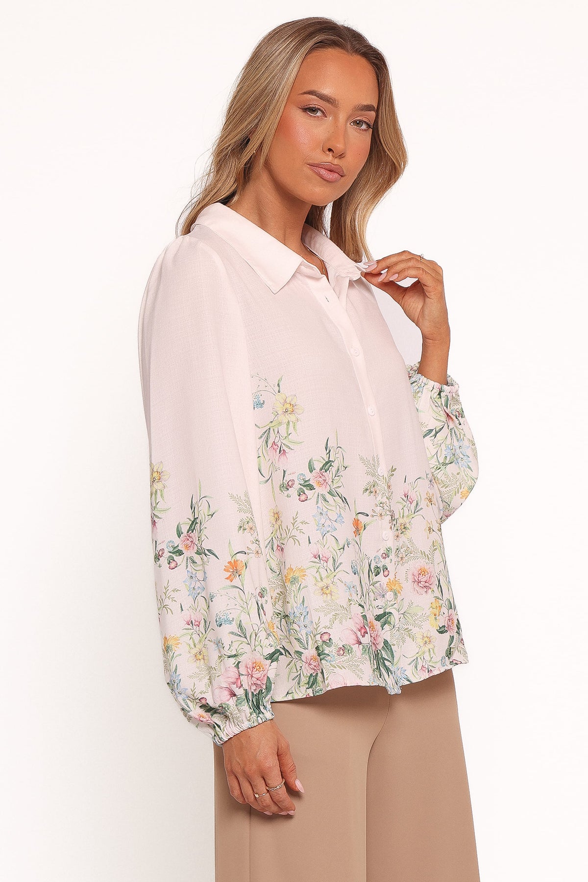Avis Top - Pink Floral