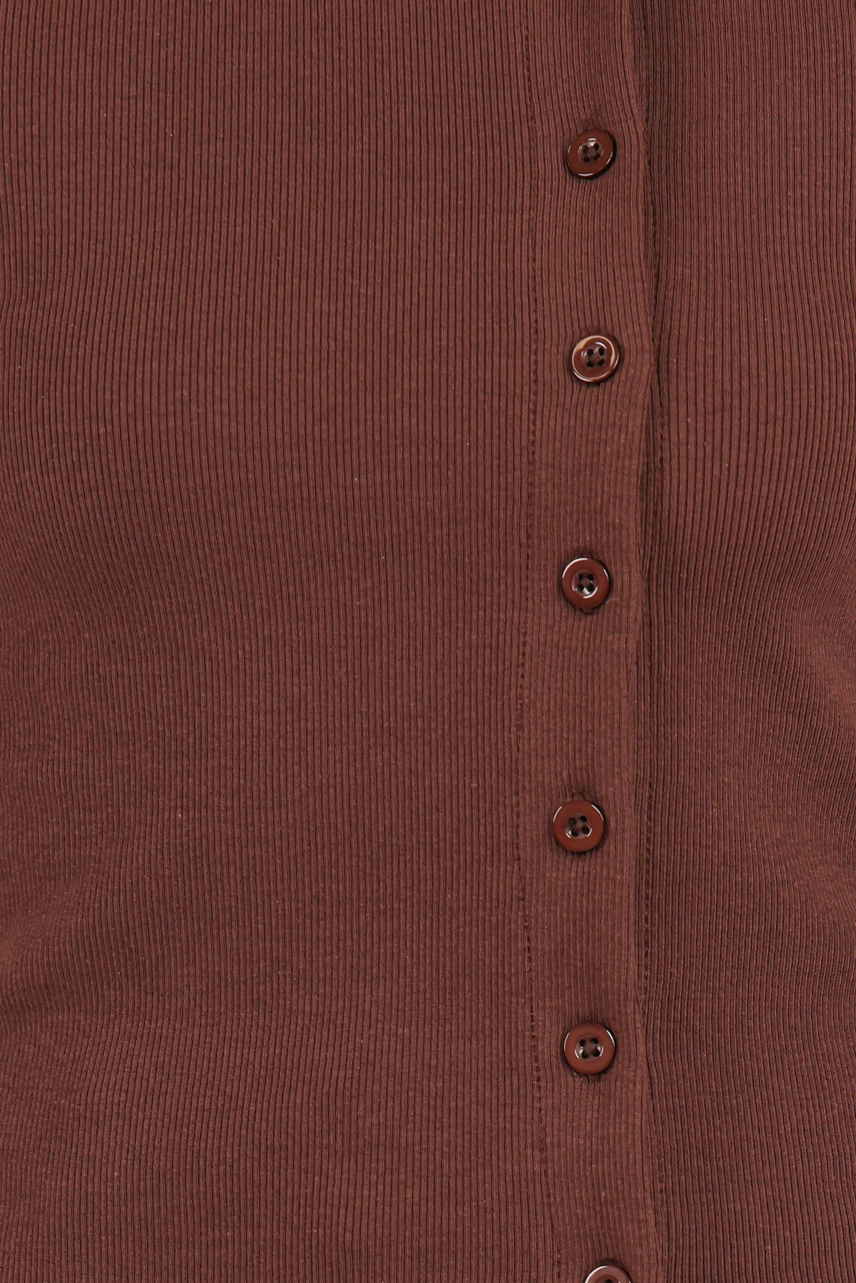 Cass Long Sleeve Top - Chocolate Brown