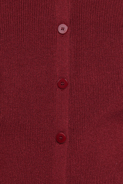Cataline Button Front Top - Wine