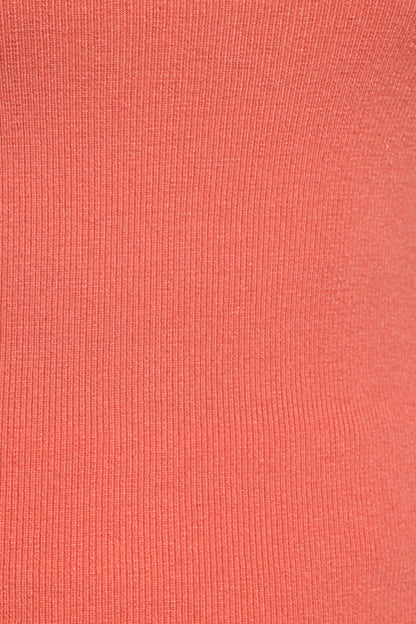 Charama Off Shoulder Knit Top - Peach