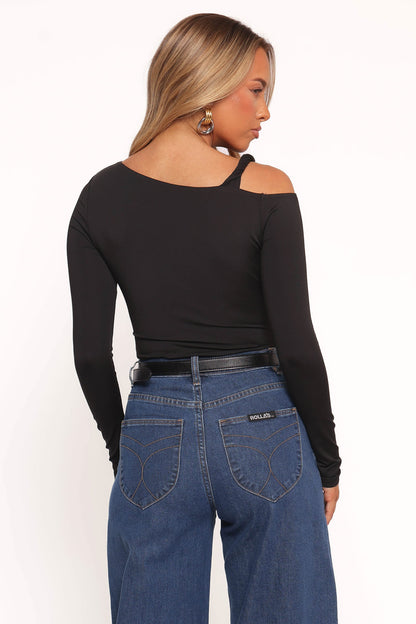 Darma Long Sleeve Top - Black