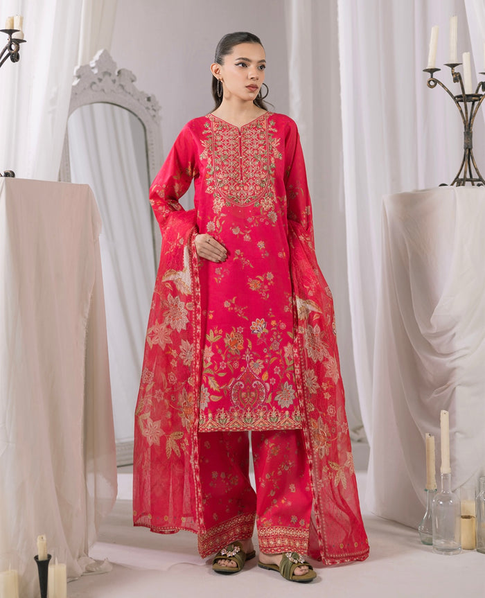 Pink Rebel | 3PC Premium Lawn