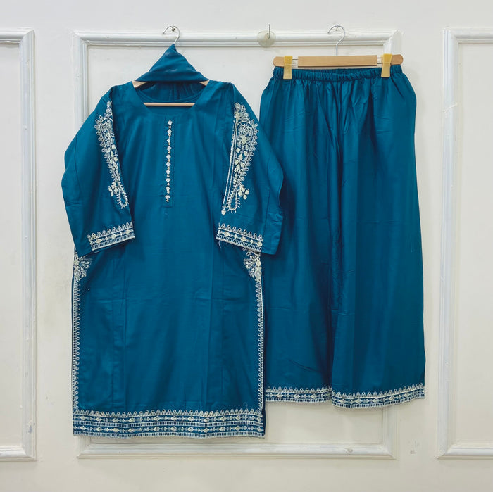 Pocket Style | 3PC Lawn Cotton D-622