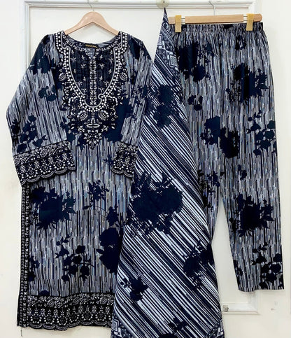 Premium Black | 3PC Lawn D-665