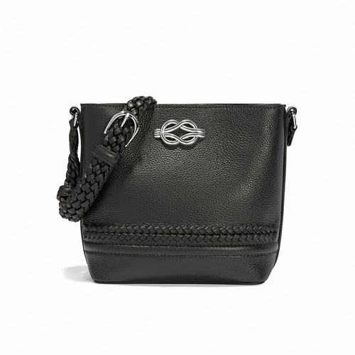 Blk Freda Small Cross Body Bucket Bag