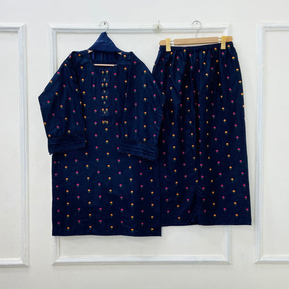 Tulip | Embroidered 3PC Lawn Cotton D-615