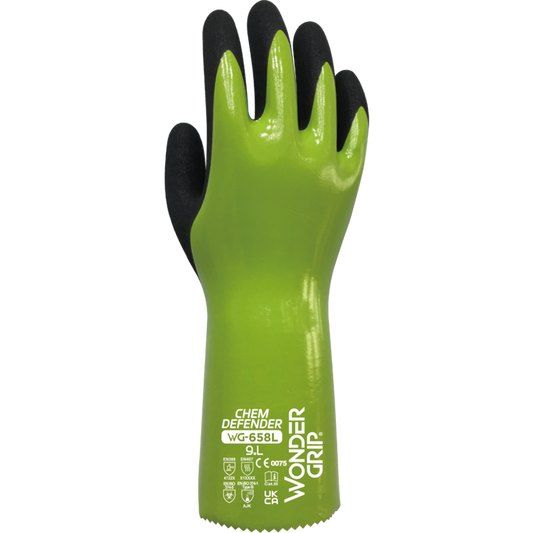 WG-658L CHEM DEFENDER Triple Nitrile Coated 18 Gauge