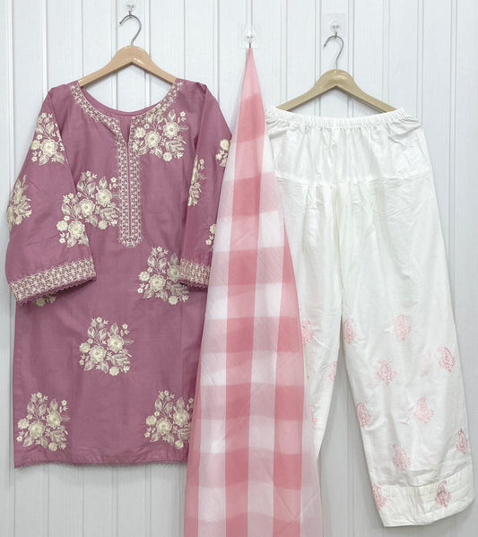 Zara Shahjahan | Inspired 3PC D-741