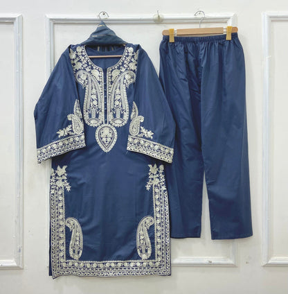 Zarnoor Embroidered | Cotton D-643