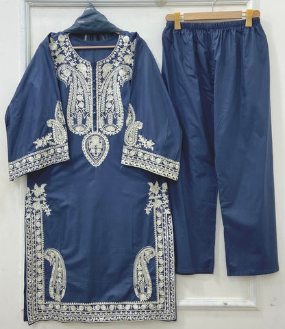 Zarnoor Embroidered | Cotton D-643